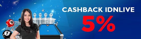 CASHBACK IDNLIVE