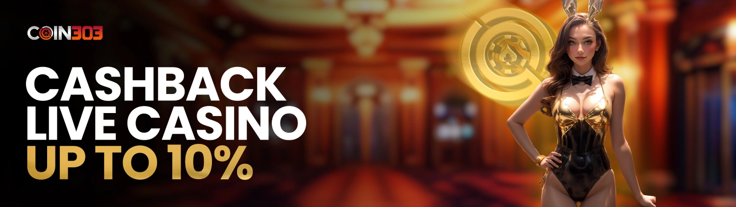 Cashback Live Casino 10%