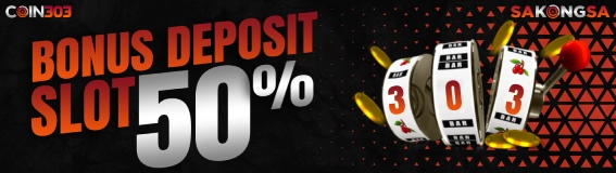 Bonus deposit pertama 50%