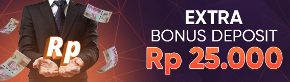 Extra Bonus Deposit Rp 25.000