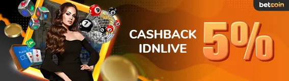 CASHBACK IDNLIVE