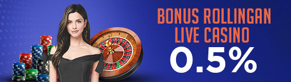 BONUS ROLLINGAN LIVE CASINO