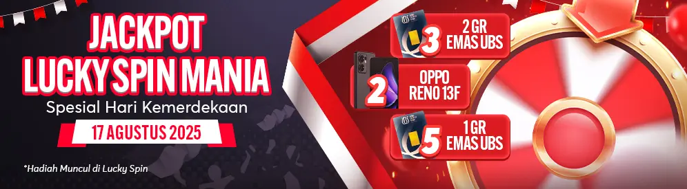 JACKPOT LUCKY SPIN MANIA: Spesial Hari Kemerdekaan