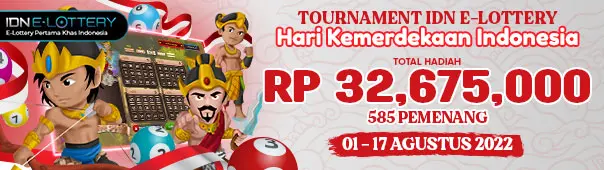 TOURNAMENT E-LOTTERY HARI KEMERDEKAAN INDONESIA