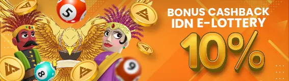 Bonus Cashback Idn E-Lottery 10%