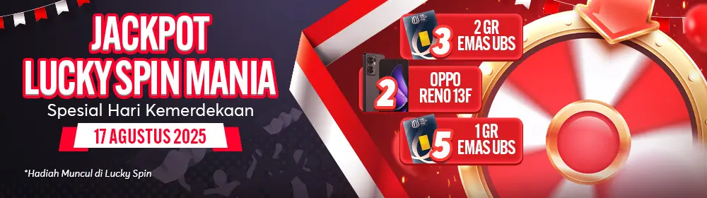 JACKPOT LUCKY SPIN MANIA: Spesial Hari Kemerdekaan