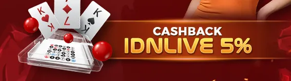 CASHBACK IDNLIVE