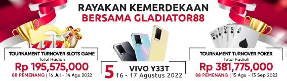 BONUS MERDEKA HUT RI KE 77 GLADIATOR88