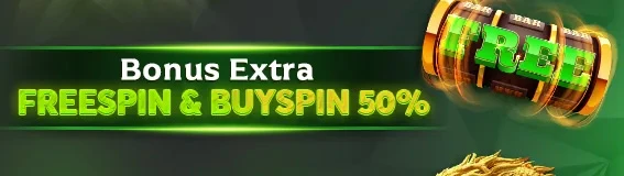 BONUS EXTRA FREESPIN & BUYSPIN 50%