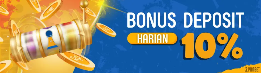 BONUS DEPOSIT HARIAN 10%