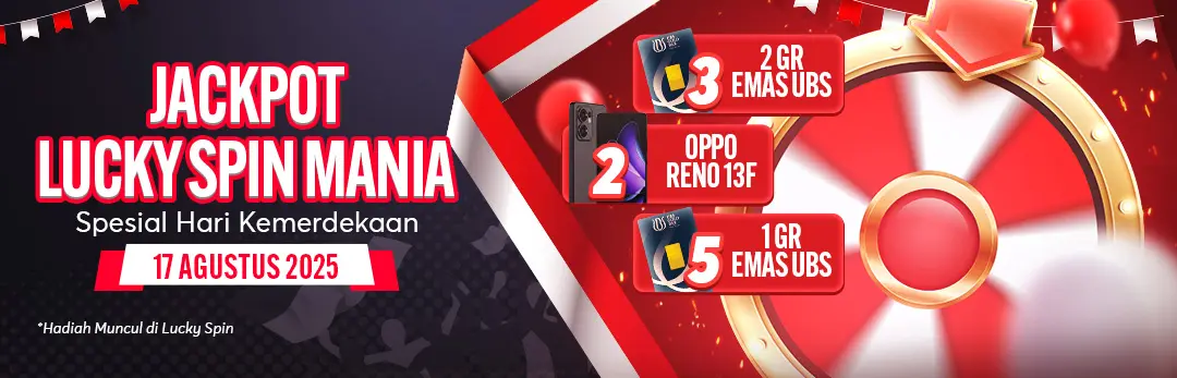 JACKPOT LUCKY SPIN MANIA: Spesial Hari Kemerdekaan