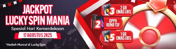JACKPOT LUCKY SPIN MANIA: Spesial Hari Kemerdekaan