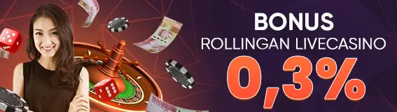 BONUS ROLLINGAN LIVE CASINO