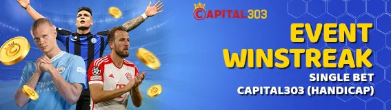 EVENT WINSTREAK SINGLE BET CAPITAL303 (HANDICAP)