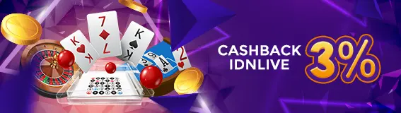 CASHBACK IDNLIVE