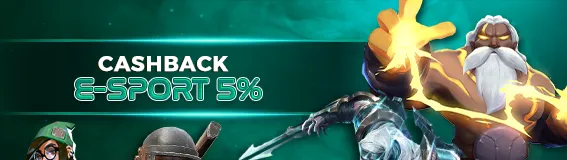 CASHBACK ESPORT 5%