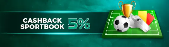 CASHBACK SPORTBOOK 5%