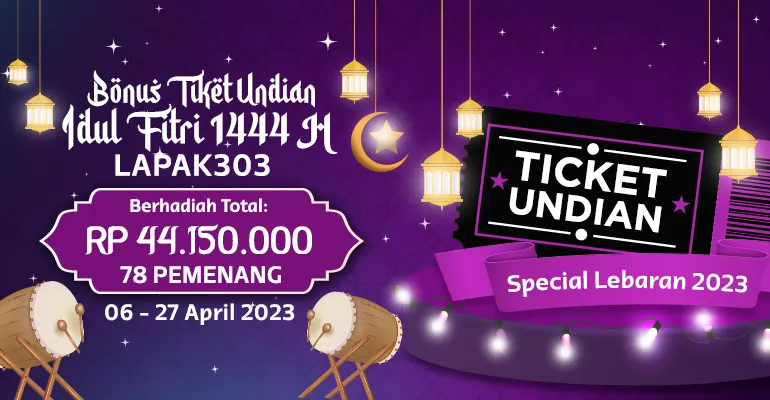 TIKET UNDIAN IDUL FITRI