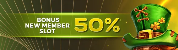 BONUS NEW MEMBER SLOT 50%